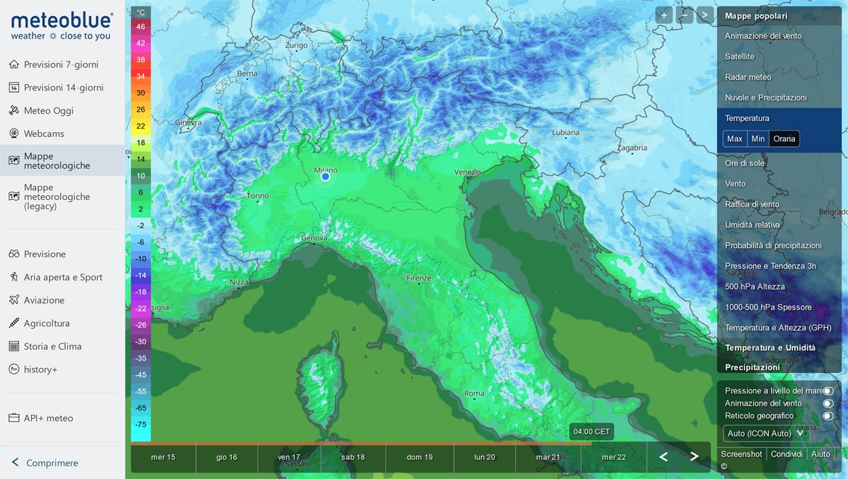 Come organizzare un'escursione in sicurezza meteo temperatura
