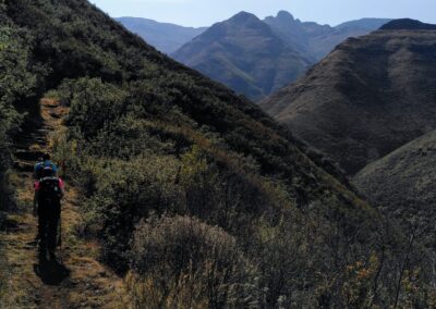 Escursione ad anello nel Ts’ehlanyane National Park da Maliba (Lesotho)